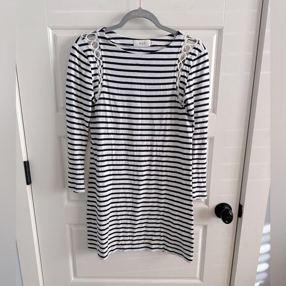 A.L.C. Stripe Long sleeve Nautical Dress - Picture 1 of 4